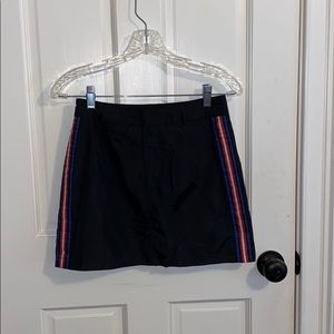 Black windbreaker skirt